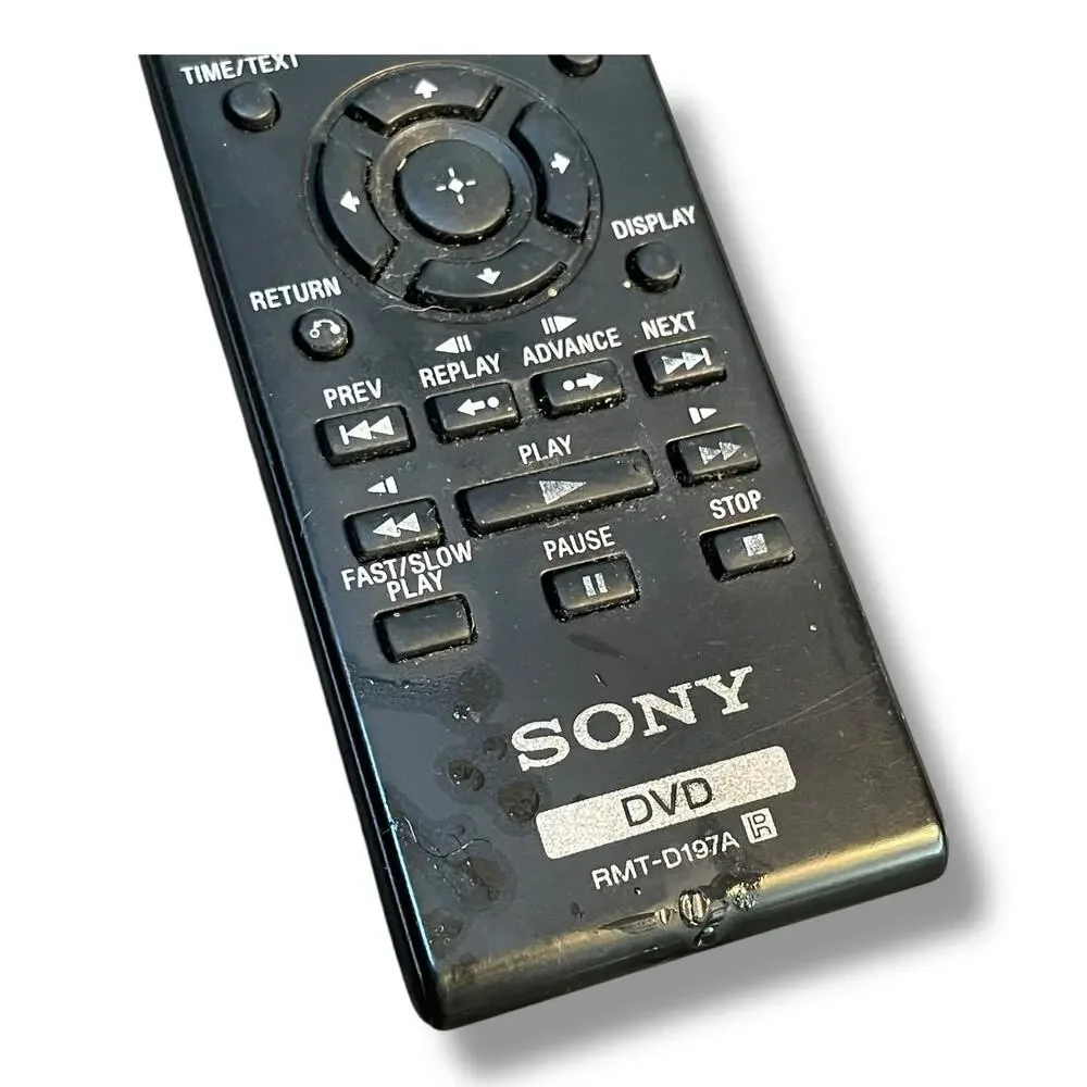 Sony RMT-D197A DVD Player Remote Control DVP-SR200P DVP-NS710H Replacement OEM
